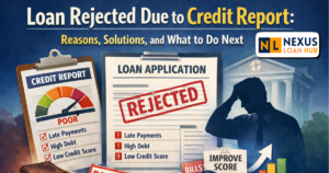 Read more about the article Loan Rejected Due to Credit Report? Here’s What to Do Next | 2026 Guide