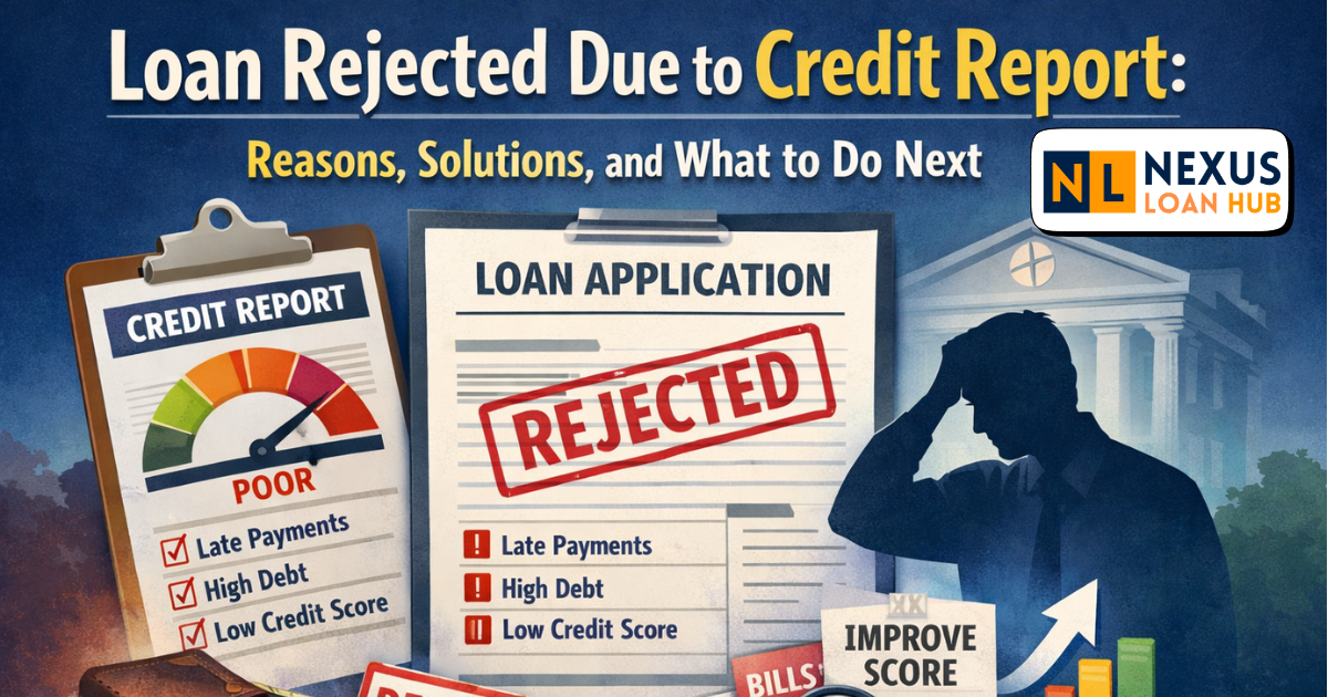 You are currently viewing Loan Rejected Due to Credit Report? Here’s What to Do Next | 2026 Guide
