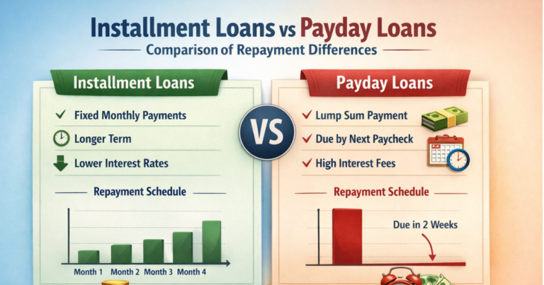 Read more about the article Installment Loans vs Payday Loans: Understanding the Key Differences